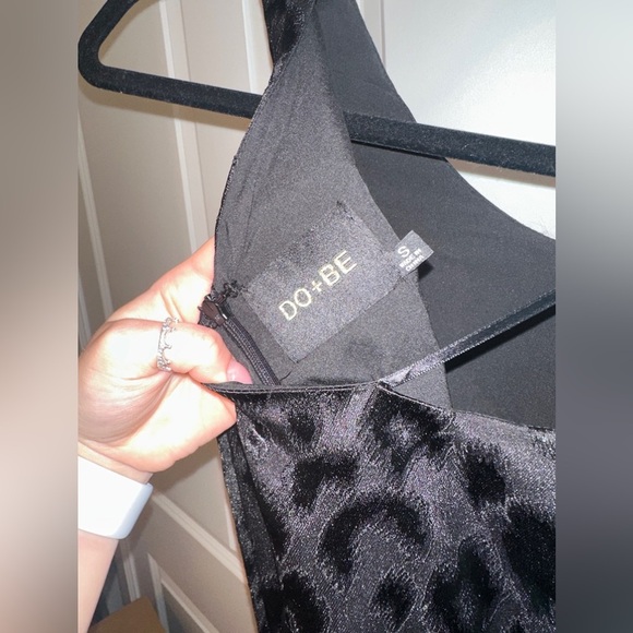 Do+Be Black Leopard Dress - Picture 9 of 11